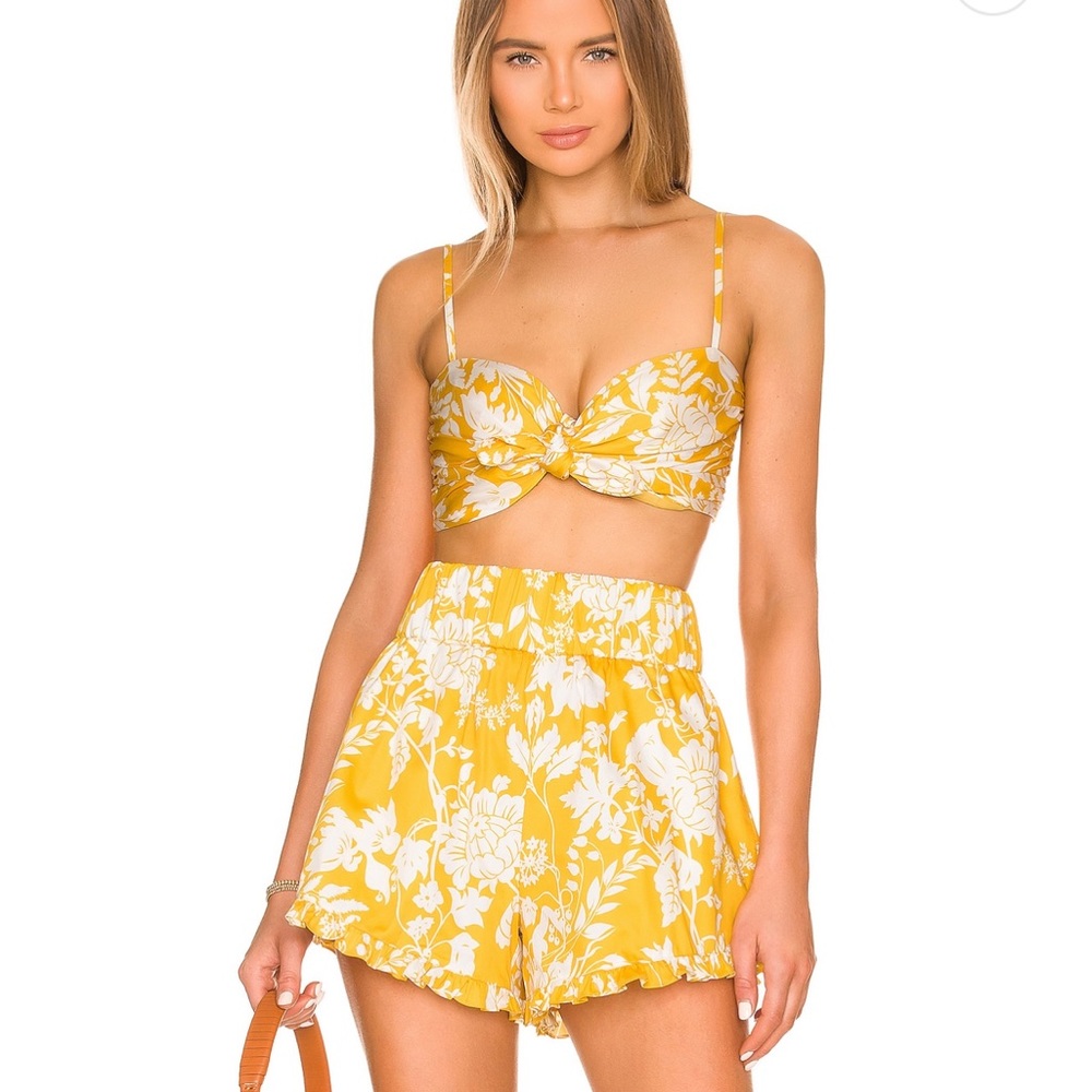 Amur short set in yellow